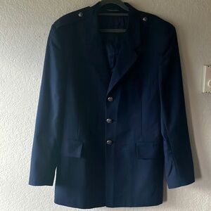 American Craftsmen Allegheny Manufacturing Air Force Navy Blue Blazer men's 41L